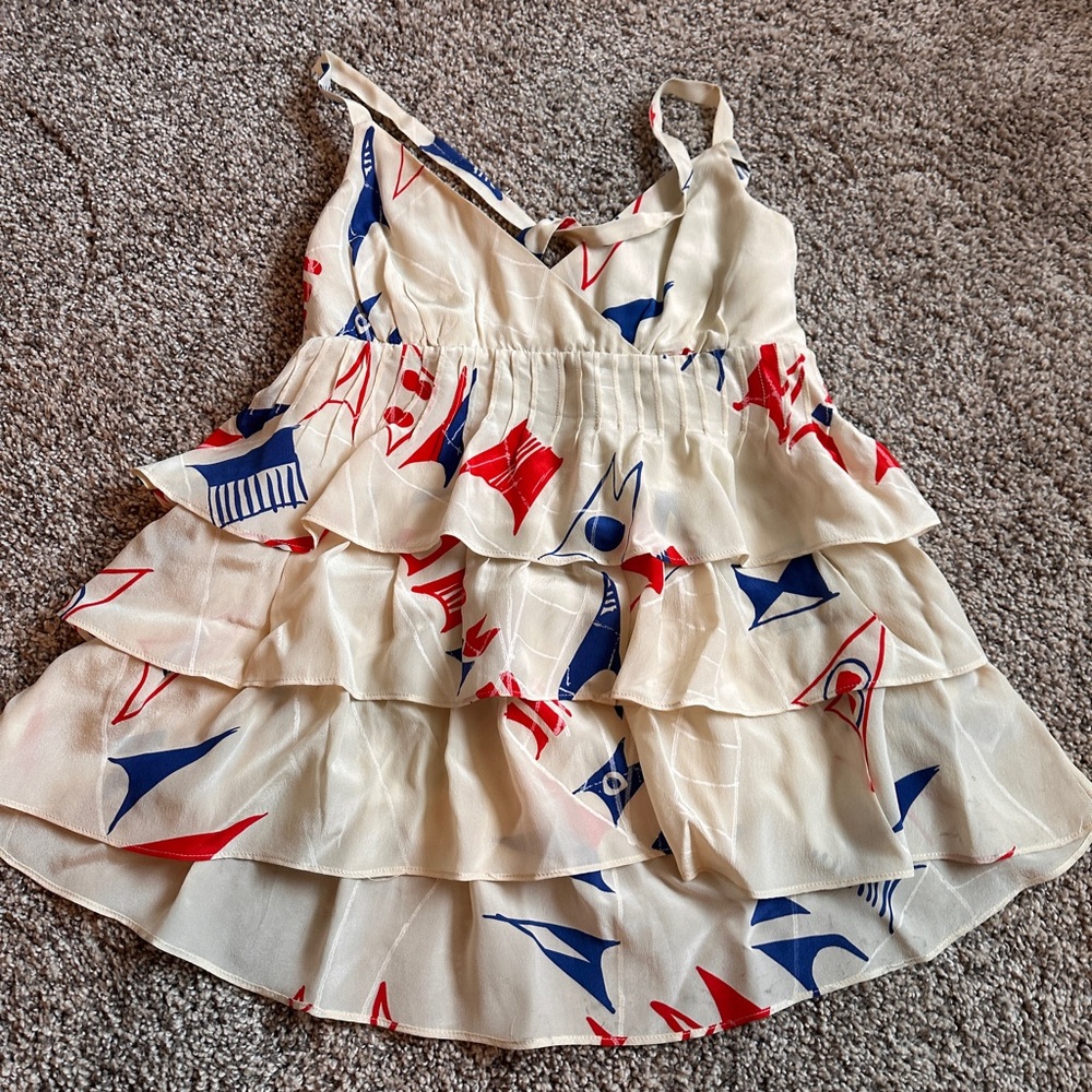 EUC Anthropologie We Love Vera Banderole Tank size 4